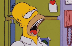 Sleepy Homer Doh GIF