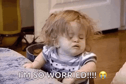 Sleepy Irate Baby So Worried GIF