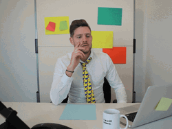 Sleepy Man In Monday GIF
