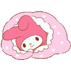 Sleepy My Melody Sticker GIF