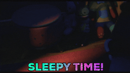 Sleepy Time Night Night Bear GIF