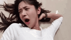 Sleepy Tired Yawning GIF