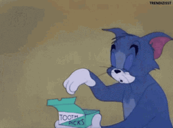 Sleepy Tom Exhausted GIF