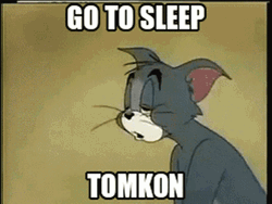 Sleepy Tom Go To Sleep GIF