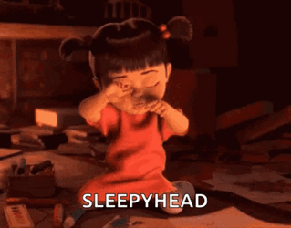 Sleepyhead Boo Sleepy Meme GIF