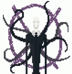 Slenderman And His Eight Tentacles GIF