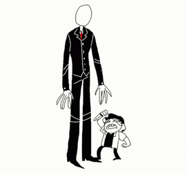 Slenderman And His Friend GIF