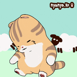 Sleppy Cute Cat Animated GIF