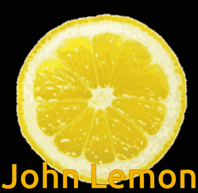 Slice Of Lemon Saying John Lemon GIF