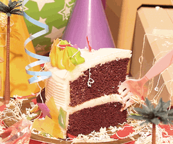Sliced Cake Happy Birthday Harry GIF