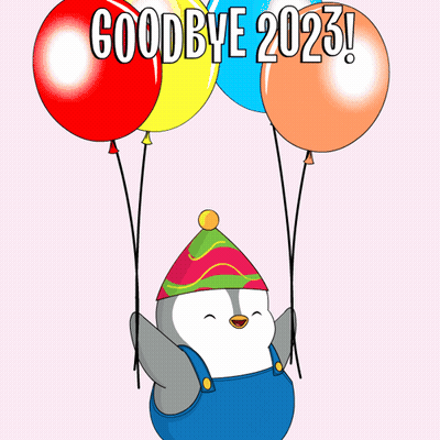 Slide Saying Hello New Year GIF