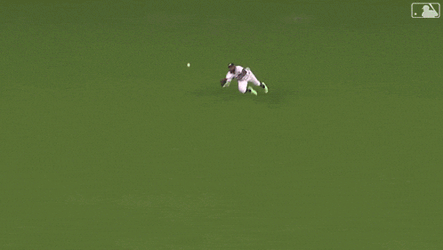 Sliding Catch Major League Baseball GIF