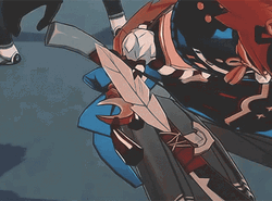 Sliding Gorou Genshin GIF