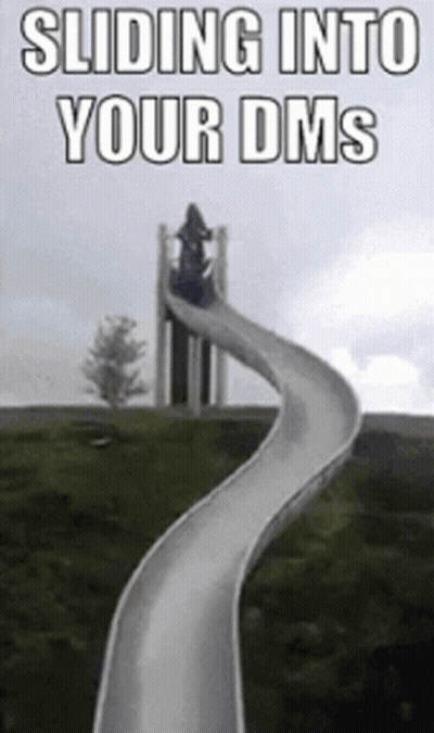 Sliding Into Your DMs GIF