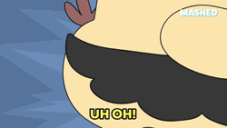 Slight Shaving Fail Animation GIF