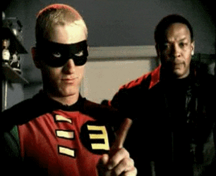 Slim Shady Dr Dre Rapping Together GIF