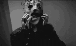 Slipknot Wearing Spooky Mask GIF