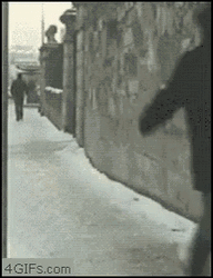 Slipping On Ice GIF
