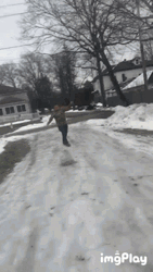 Slipping On Ice GIF
