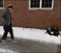 Slipping On Ice Looks Like Dancing GIF