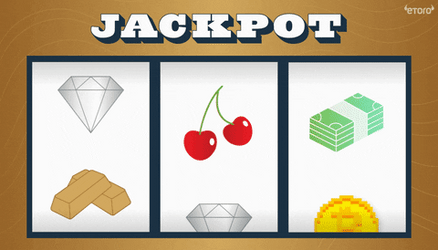 Slot Machine Bitcoin Jackpot GIF