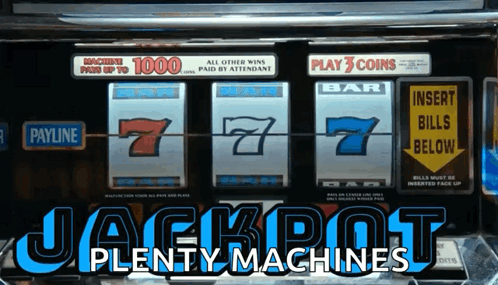 Slot Machine Jackpot Plenty GIF