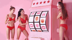Slot Machine Lingerie Gambling GIF