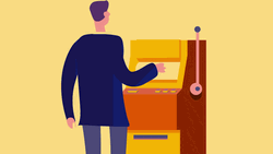 Slot Machine Pulling Lever Animation GIF