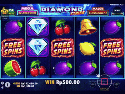 Slot Machine Saying It's Your Lucky Day GIF