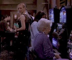 Slot Machine Surprised Phoebe Friends GIF