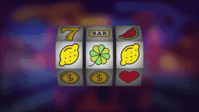 Slot Machine With Number 7 On Top GIF