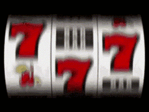 Slot Machine With Seven GIF