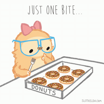 Sloth Eating Donuts From Donuts Box GIF
