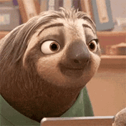 Sloth Happy GIF