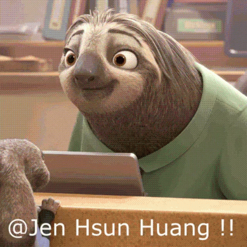 Sloth In Green Shirt Looking At Tablet GIF