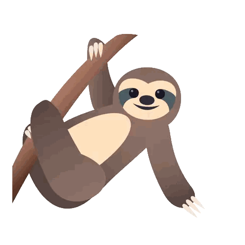 Sloth Joypixels Sticker