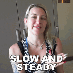 Slow And Steady Tracy Kiss GIF