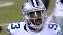 Slow Blink NFL Football Player GIF