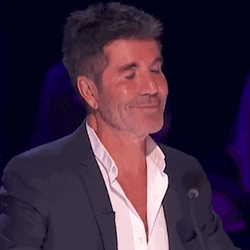 Slow Blink Simon Cowell AGT GIF