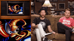 Slow Blink Troy Baker Retro Replay GIF