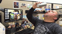 Slow Chugging Beer GIF