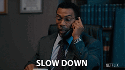 Slow Down Gordon Oliver On Phone GIF