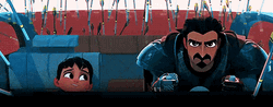 Slow Glancing Nimona Movie GIF