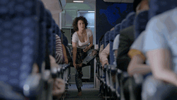 Slow Motion Broad City Run GIF
