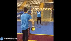 Slow Motion Handball Playing