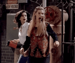Slow Motion Phoebe Buffay Friends GIF