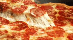 Slow Motion Pizza Slice GIF