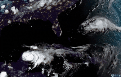 Slow Moving Tropical Storm Time Lapse GIF