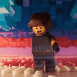 Slowly Diminishing Lego Man GIF