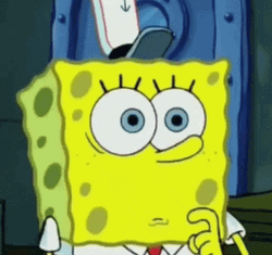 Sly Smile SpongeBob SquarePants GIF